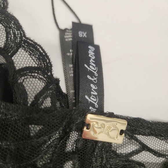 NWT For Love And Lemons After Dark Bustier Top SZ XS - Picture 14 of 14